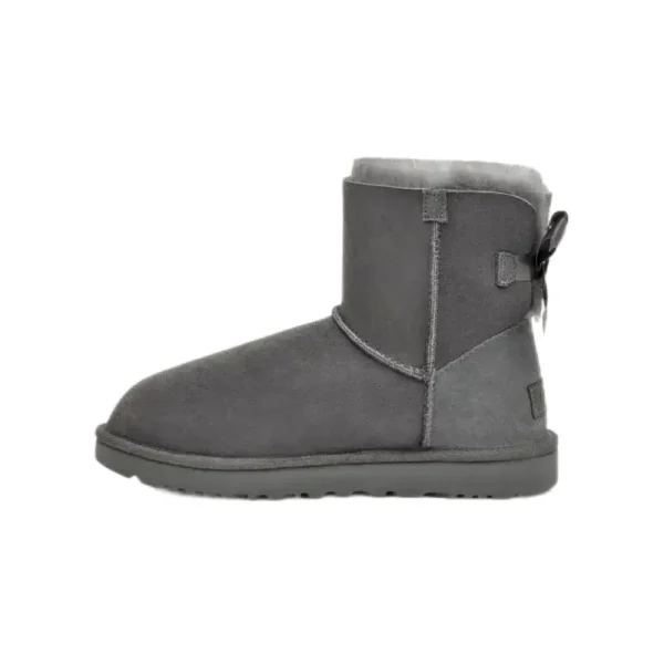 UGG Mini Bailey Bow II Boot Grey Women's