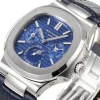 ba3ee367c6f4d289b5e2aae112254d2b Patek Philippe Blue Nautilus Perpetual Watch
