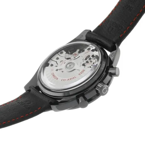 bac5cdd52115522f2c87a1ee3f2465ea Omega Speedmaster Men Automatic Black Leather Watch O31192445101004