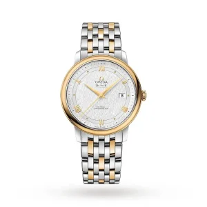 bc5bb39254f20570beddefa277ce093e Omega De Ville Men Automatic Mother of Pearl Stainless Steel & 18ct Yellow Gold Watch O42420402002001