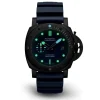 Panerai Submersible Men Automatic Blue Rubber Watch PAM01232