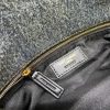 be6ec1a1226ec7b5ece3e24f20aa1561 YSL PUFFER MEDIUM IN SUEDE AND DENIM