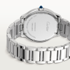 Cartier Ronde Must Men Quartz Silver Stainless Steel Watch WSRN0034