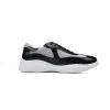 bf0857ace9ed633ebdac6a4a52c2e052 PK God Batch Prada Net shoes black and gray