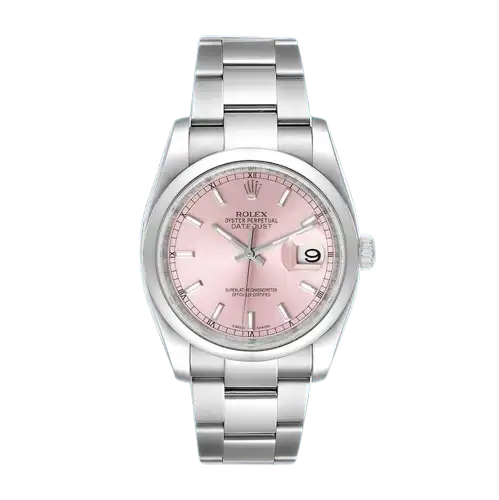 Rolex Datejust 116200PSO 36mm Men’s Pink Dial Swiss Replica Wacthes