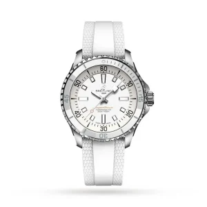 c1738bbc9b87b8652c0e8e98771723ef Breitling Superocean Unisex Automatic White Rubber Watch A17377211A1S1