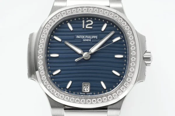 c1baa0c77d3c5b6adb4630938dbae555 Patek Philippe Blue Nautilus Ladies Watch