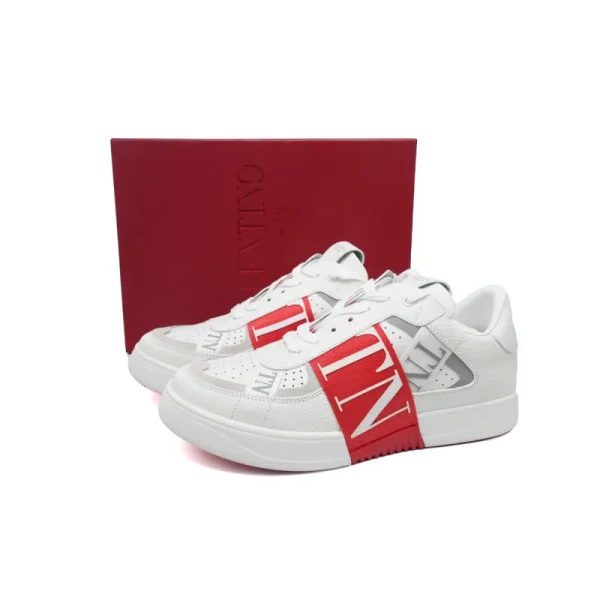 c36db758b32ae61ede6f6cb152530874 Valentino Garavani VL7N Low Sneakers White Red