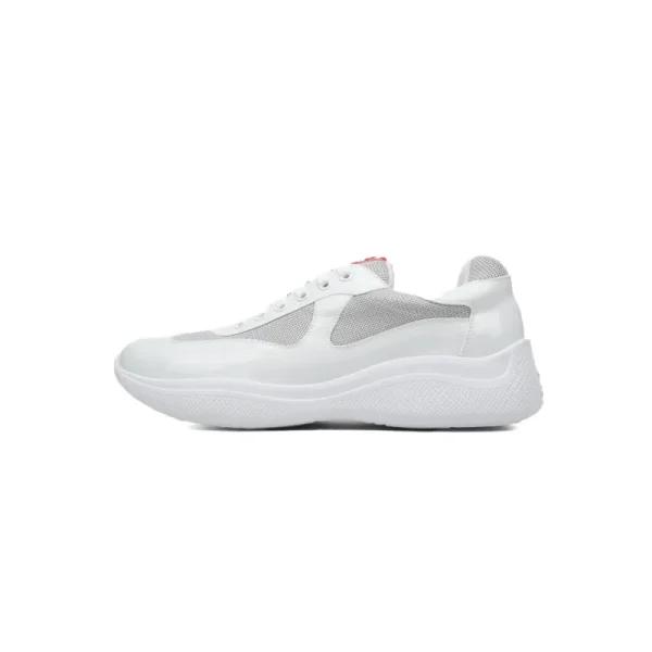 c651636d6d92615d17aaae84a053672d PK God Batch Prada All white mesh shoes
