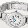 Cartier Ronde Must Women Quartz Silver Calf Watch WSRN0033