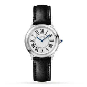 c784f98d1ac20cf0ec37987d2adc6658 Cartier Ronde Must Women Quartz Silver Calf Watch WSRN0030