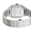 c7f1134ab2602bb6f5a66d5637cc6190 Cartier Santos de Cartier Women Automatic Gold Watch W3SA0007
