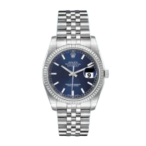 c8607f25958143b3f965f3c535d57035 Rolex Datejust 116234BLSJ Men’s 36mm Watch Silver-tone