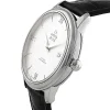 c8de393a3d3170a2b07f81de4d740de2 Omega De Ville Men Automatic Silver Leather Watch O42413402002001