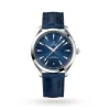 cae74cee2086966b138fe05068ee5a93 Omega Seamaster Aqua Terra Men Automatic Blue Leather Watch O22013412103001
