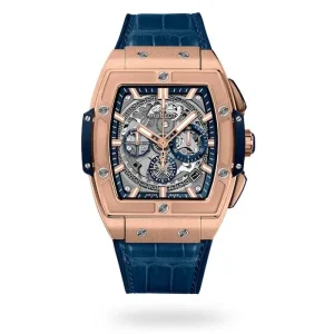 ccdca4a83e01437d2f3db6990da382a9 Hublot Spirit Of Big Bang Men Automatic Blue Alligator Watch 641.OX.7180.LR