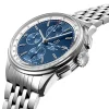 Breitling Premier Men Automatic Blue Stainless Steel Watch A13315351C1A1