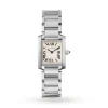 cfe2fb47e945b9d11000139321ad848d Cartier Tank Française Women Quartz Silver Stainless Steel Watch W51008Q3