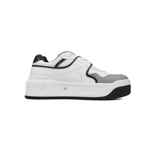 Valentino Garavani ONE STUD Low-Top Sneaker White and grey