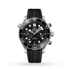 Omega Seamaster Men Automatic Black Rubber Watch O21032445101001