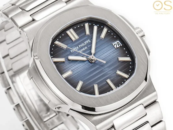OSFactory Steel King Blue Nautilus Watch