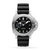 Panerai Submersible Men Automatic Black Rubber Watch PAM00973