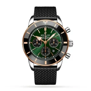 d3c7e1f9cb42cfbaeeb3c6ee82e91081 Breitling Superocean Men Automatic Green Rubber Watch UB01622A1L1S1
