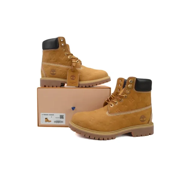 LOUIS VUITTON x Timberland 6-In Ankle Boot Brown