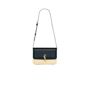 d4e34f25b39f9e42b9ad4f9f19cf638b SOLFERINO MEDIUM SATCHEL IN BOX SAINT LAURENT LEATHER