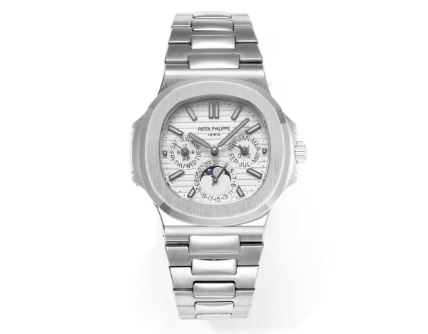 d50aa4b744cdd1d99c747d6e7123a9e9 Patek Philippe Silver Nautilus Watch