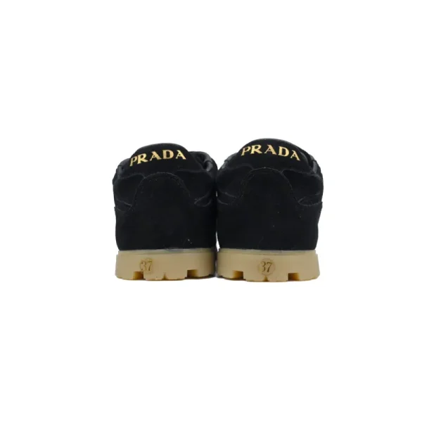 PK God Batch Prada Trail faded suede sneakers Black
