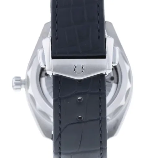 d7b7d3abb749e208ccc128e392c9a9ac Omega Seamaster Aqua Terra Men Automatic Blue Leather Watch O22013412103001