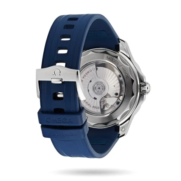Omega Seamaster Men Automatic Blue Rubber Watch O21032422003001