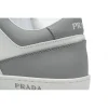 dcf5d7680729fc6f72f09c20a99a7bd2 PK God Batch Prada Downtown Low Sneakers Grey White