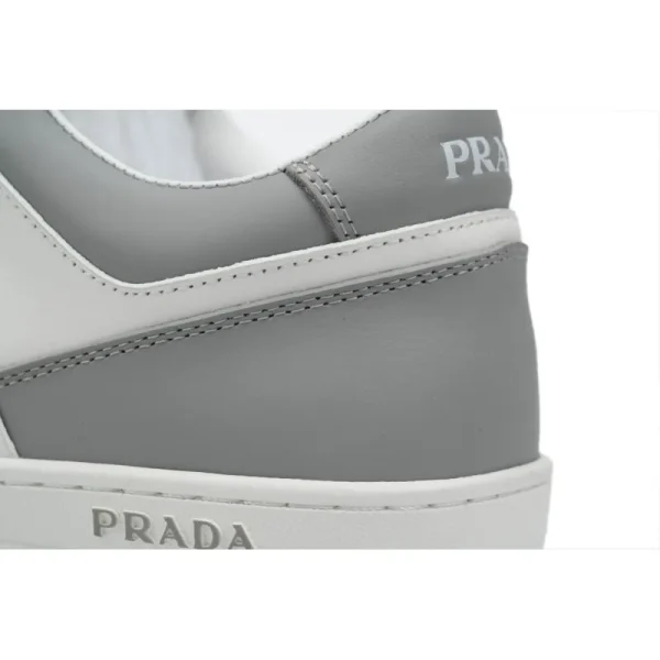 dcf5d7680729fc6f72f09c20a99a7bd2 PK God Batch Prada Downtown Low Sneakers Grey White