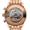 Breitling Navitimer Men Automatic Silver 18ct Rose Gold Watch RB0137241G1R1