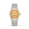 Omega Constellation Women Automatic Champagne Stainless Steel Watch O13120292058001