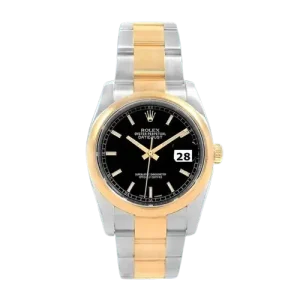 Rolex Datejust 36mm Men’s 116203BKSO Black Dial Swiss Replica Wacthes