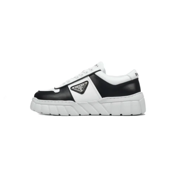 e0983358af62bc4fa7e43a9fabec9a7e PK God Batch Prada Sneakers Black and White