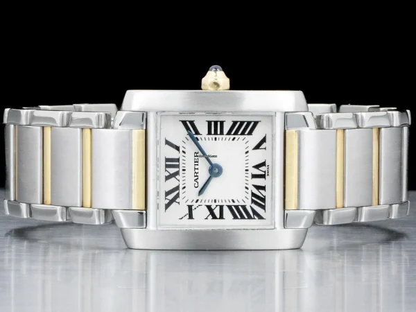 e0e4420f21410d5efc8c3fa17a89b04d Cartier Tank Française Women Quartz Silver Bicoloured Watch W2TA0003