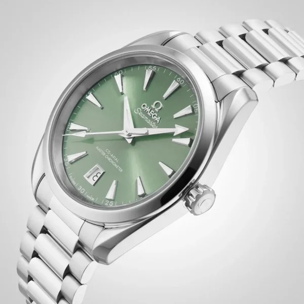 e6e70ca5c47a9ffd9a99e9d691f1b55b Omega Aquaterra Unisex Automatic Green Stainless Steel Watch O22010382010002