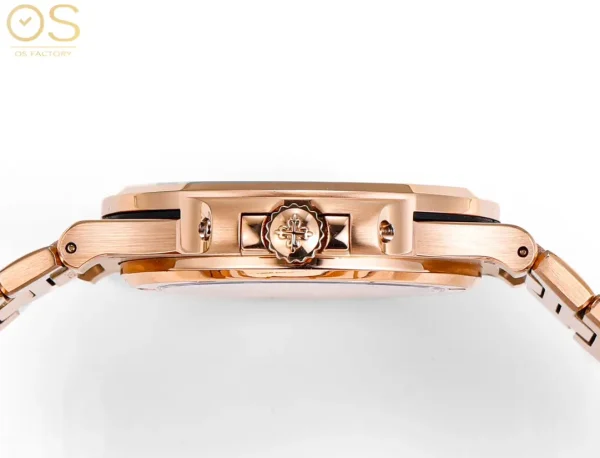 e6ee7917eb2ab0e6d5bd49cbbb91a650 OSFactory Rose Gold Nautilus Style Watch