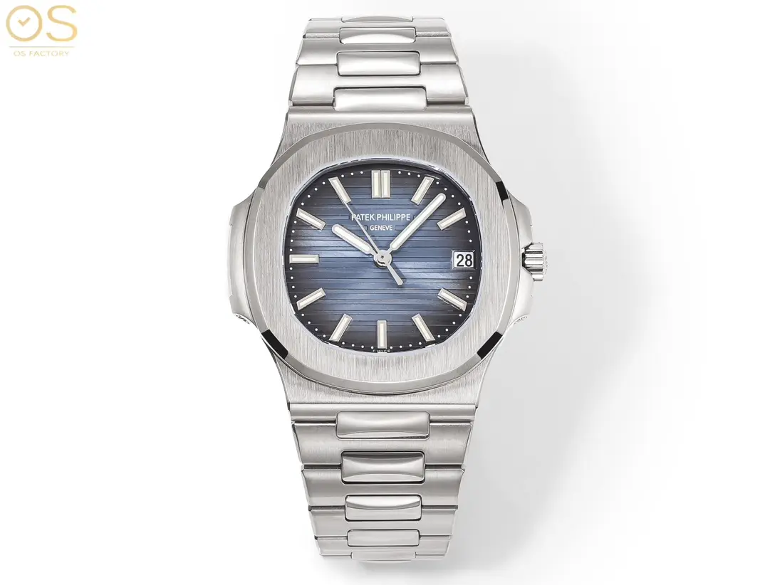e77f59c19a418b0d52e48ec803074e6e OSFactory Steel King Blue Nautilus Watch