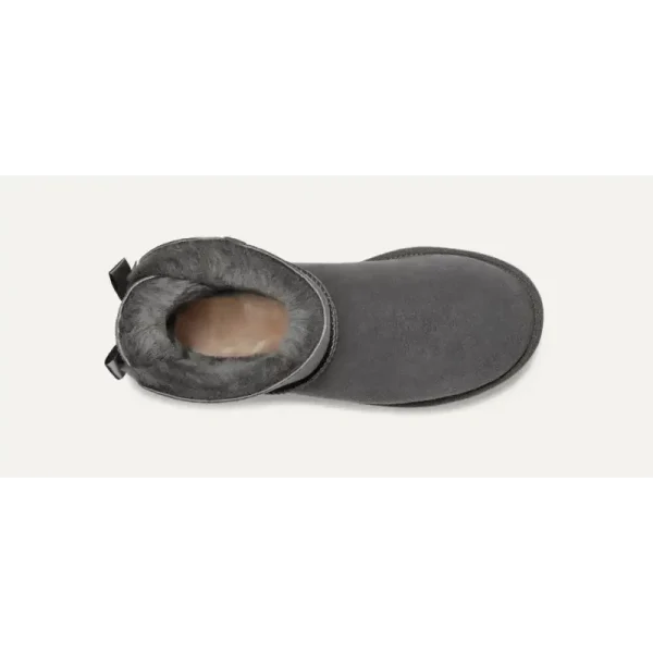 UGG Mini Bailey Bow II Boot Grey Women's