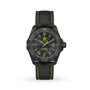 e97b07642d6b98f7161916dc74ceb320 TAG Heuer Aquaracer Men Automatic Grey Fabric Watch WBD218B.FC6446