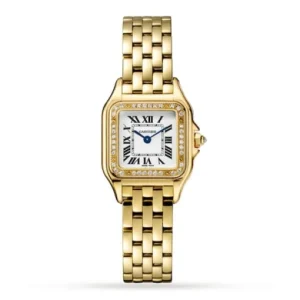 ea07745e078a4c38efb7403cbe476529 Cartier Panthère de Cartier Women Quartz Silver 18ct Gold Watch WJPN0015