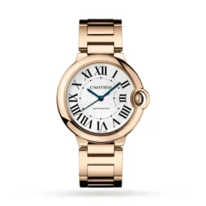 ea6e69b81d5a615764da78f3219e2730 Cartier Ballon Bleu de Cartier Women Automatic Silver 18ct Rose Gold Watch W69004Z2
