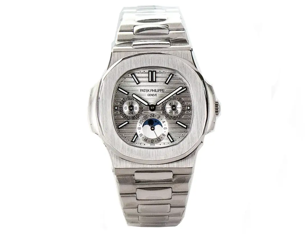 Patek Philippe Silver Nautilus Watch