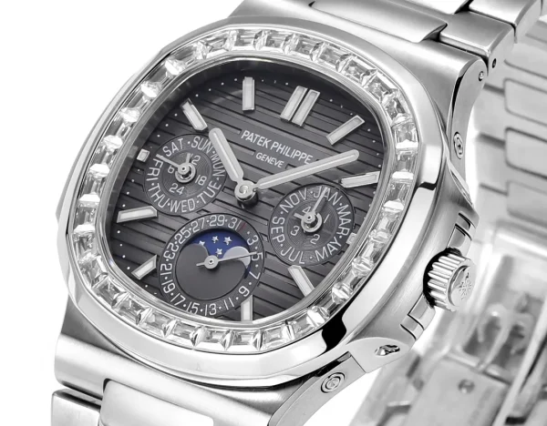 ed61948616c5913fe9cce2d6712a0bed Patek Philippe Nautilus Grey Complication Watch