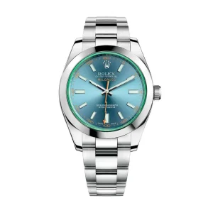 ee95758485da107859eff3d36dbb6c68 Rolex Milgauss 116400.2 Men Blue 40MM